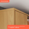 Balcão de Cozinha para Pia 120 Cm Venaly 3 Portas 2 Gavetas Cinamomo/Off White - Henn