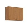Armário Aéreo Cozinha 80 Cm Venaly 2 Portas Cinamomo - Henn