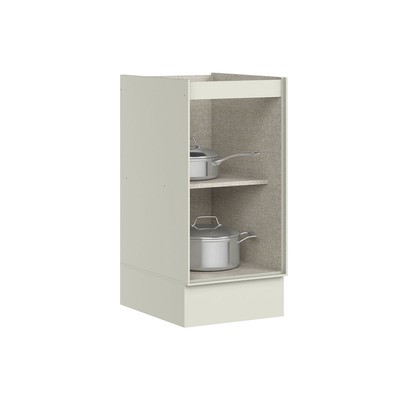 Balcão de Cozinha 40 Cm Fineze 1 Porta 100% Mdf Areia Hp - Henn