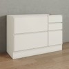 Balcão de Cozinha para Pia 120 Cm Fineze 1 Porta 4 Gavetas 100% Mdf Areia Hp - Henn