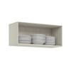 Armário Aéreo Cozinha 80 Cm Fineze 1 Porta 100% Mdf Areia Hp - Henn