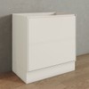 Balcão de Cozinha 80 Cm Fineze 2 Gavetas 100% Mdf Areia Hp - Henn