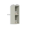 Armário Aéreo Cozinha 20 Cm Fineze 100% Mdf Areia Hp - Henn
