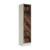 Cristaleira Fineze 1 Porta com Vidro Reflecta 100% Mdf Areia Hp - Henn