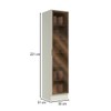 Cristaleira Fineze 1 Porta com Vidro Reflecta 100% Mdf Areia Hp - Henn