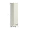 Paneleiro Fineze 1 Porta 5 Prateleiras 100% Mdf Areia Hp - Henn