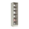 Paneleiro Fineze 1 Porta 5 Prateleiras 100% Mdf Areia Hp - Henn