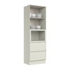 Torre Quente Fineze 2 Portas 2 Gavetas 100% Mdf Areia Hp - Henn