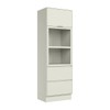 Torre Quente Fineze 1 Portas 2 Gavetas 100% Mdf Areia Hp - Henn