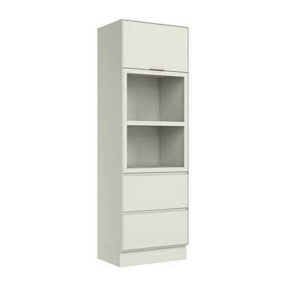 Torre Quente Fineze 1 Portas 2 Gavetas 100% Mdf Areia Hp - Henn