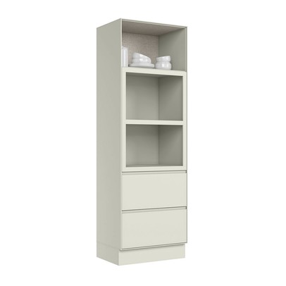 Torre Quente Fineze 1 Portas 2 Gavetas 100% Mdf Areia Hp - Henn