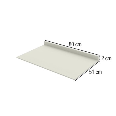Tampo para Balcão 80 Cm Fineze 100% Mdf Areia Hp - Henn