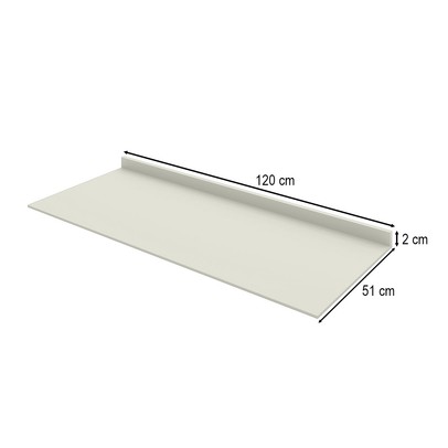 Tampo para Balcão 120 Cm Fineze 100% Mdf Areia Hp - Henn