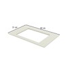 Tampo para Balcão Cooktop 80 Cm Fineze 100% Mdf Areia Hp - Henn