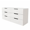 Cômoda Madri 6 Gavetas Branco - Panorama Móveis