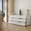 Cômoda Madri 6 Gavetas Branco - Panorama Móveis