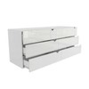 Cômoda Veneza 6 Gavetas Branco - Panorama Móveis