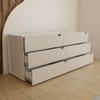 Cômoda Veneza 6 Gavetas Branco/Creme - Panorama Móveis