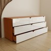 Cômoda Veneza 6 Gavetas Freijó/Branco - Panorama Móveis