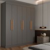 Guarda-Roupa Casal Albuquerque 6 Portas 2 Gavetas 100% Mdf Onix - Panorama Móveis