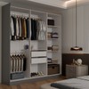 Guarda-Roupa Casal Albuquerque 6 Portas 2 Gavetas 100% Mdf Onix - Panorama Móveis