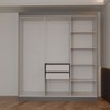 Guarda-Roupa Casal Albuquerque 6 Portas 2 Gavetas 100% Mdf Onix - Panorama Móveis