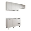 Cozinha Completa Vicenza 6 Portas 3 Gavetas Branco - Panorama Móveis