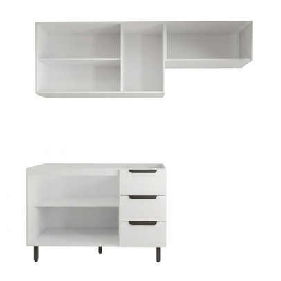 Cozinha Completa Vicenza 6 Portas 3 Gavetas Branco - Panorama Móveis