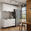 Cozinha Completa Vicenza 6 Portas 3 Gavetas Branco - Panorama Móveis