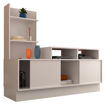 Rack para TV Até 43 Polegadas Trues Branco - Mobilarte