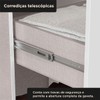 Guarda Roupa Casal Lunaro 4 Portas 6 Gavetas Cinamomo/Off White - Panorama Móveis