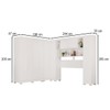 Guarda-Roupa Casal Modulado Positano 9 Portas 2 Gavetas com Pés Branco - Pnr Móveis