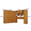 Guarda-Roupa Casal Modulado Positano 9 Portas 2 Gavetas com Pés Cinamomo - Pnr Móveis