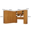 Guarda-Roupa Casal Modulado Positano 9 Portas 2 Gavetas Cinamomo - Pnr Móveis