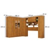 Guarda-Roupa Casal Modulado Positano 9 Portas 2 Gavetas com Espelho Cinamomo - Pnr Móveis