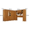Guarda-Roupa Casal Modulado Pandora 11 Portas 2 Gavetas com Espelho e Pés Cinamomo - Pnr Móveis