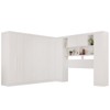 Guarda-Roupa Casal Modulado Pandora 11 Portas 2 Gavetas Branco - Pnr Móveis