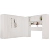 Guarda-Roupa Casal Modulado Pandora 11 Portas 2 Gavetas com Espelho Branco - Pnr Móveis