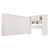 Guarda-Roupa Casal Modulado Portofino 13 Portas 4 Gavetas Branco - Pnr Móveis