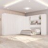Guarda-Roupa Casal Modulado Portofino 13 Portas 4 Gavetas Branco - Pnr Móveis