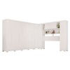 Guarda-Roupa Casal Modulado Portofino 13 Portas 4 Gavetas com Pés Branco - Pnr Móveis