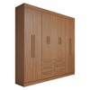 Guarda-Roupa Casal França 8 Portas 6 Gavetas Jatoba - Panorama Móveis