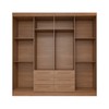 Guarda-Roupa Casal França 8 Portas 6 Gavetas Jatoba - Panorama Móveis