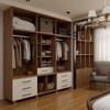 Guarda-Roupa Casal Nantes Capelinha 13 Portas 7 Gavetas com Espelho Jatoba/Areia - Panorama Móveis