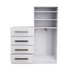 Cômoda Toulouse 2 Portas 4 Gavetas Branco - Panorama Móveis