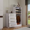 Cômoda Toulouse 2 Portas 4 Gavetas Branco - Panorama Móveis