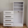 Cômoda Toulouse 2 Portas 4 Gavetas Branco - Panorama Móveis