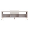 Rack para TV Até 55 Polegadas Pompeia 1 Porta 2 Prateleiras Branco Fosco - Panorama Móveis