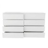 Cômoda Antuérpia 8 Gavetas Branco - Panorama Móveis