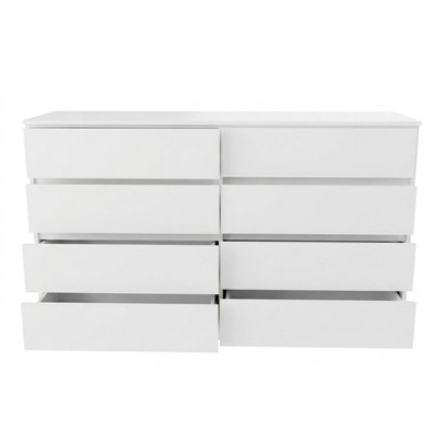 Cômoda Antuérpia 8 Gavetas Branco - Panorama Móveis